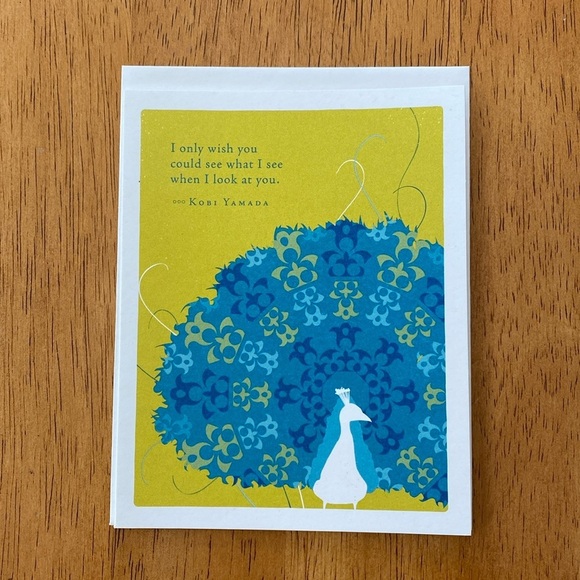 Compendium Positively Green Encouragement Card and Envelope - Picture 2 of 4